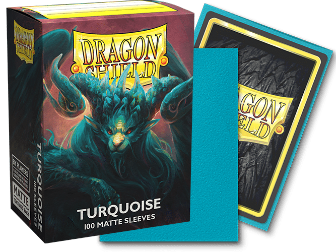 Dragon Shield 100ct-Double Matte- Turquoise | Gamer Loot