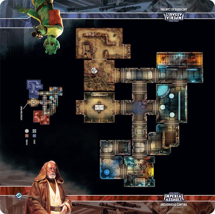 Star Wars Imperial Assault Skirmish Map - Anchorhead Cantina | Gamer Loot