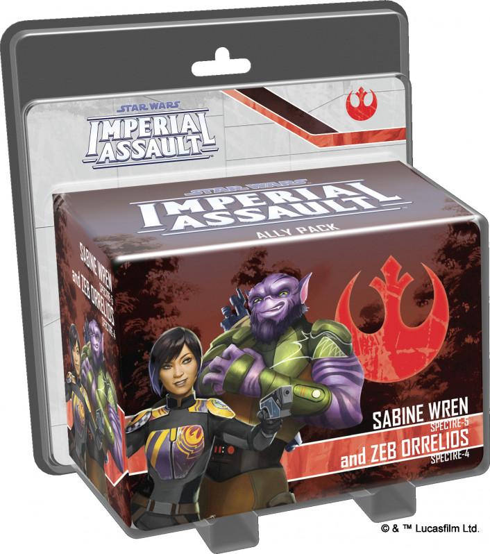 Star Wars Imperial Assault - Sabine Wren & Zeb Orrelios Ally Pack | Gamer Loot