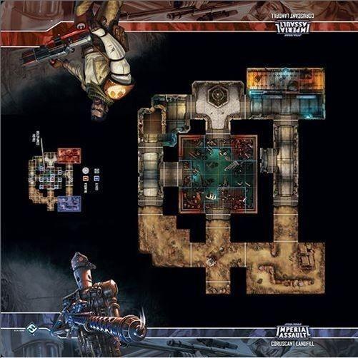 Star Wars Imperial Assault Skirmish Map - Coruscant Landfill | Gamer Loot